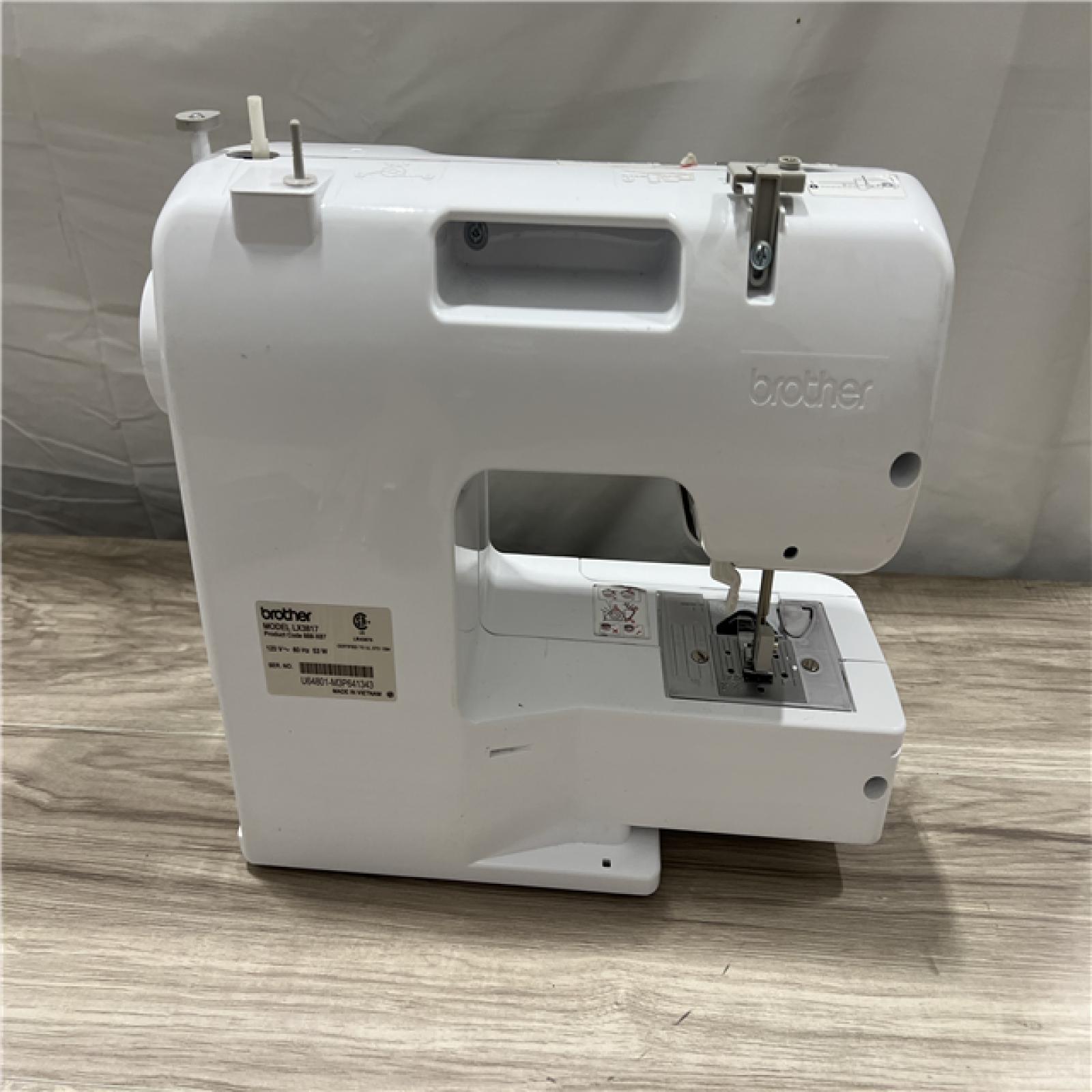 AS-IS Brother RLX3817 17-Stitch Sewing Machine  White