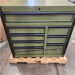 Phoenix LIKE NEW Husky Standard Duty 42 in. x 18 in. D 12-Drawer Matte Army Green Rolling Tool Chest Combo