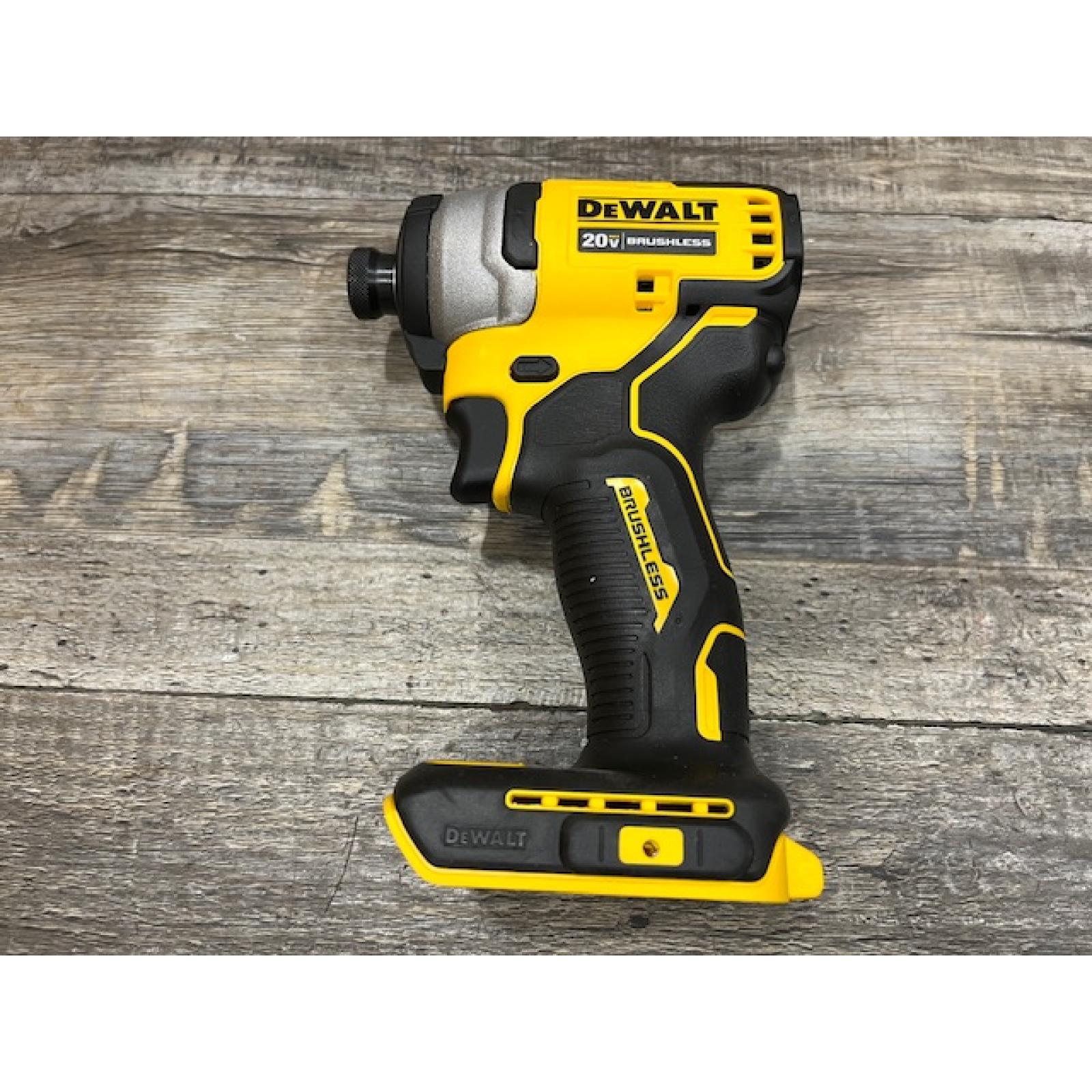 AS-IS DEWALT Atomic 20V Max Lithium-Ion Brushless Cordless Compact 1/4 in. Impact Driver Kit