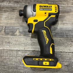 AS-IS DEWALT Atomic 20V Max Lithium-Ion Brushless Cordless Compact 1/4 in. Impact Driver Kit