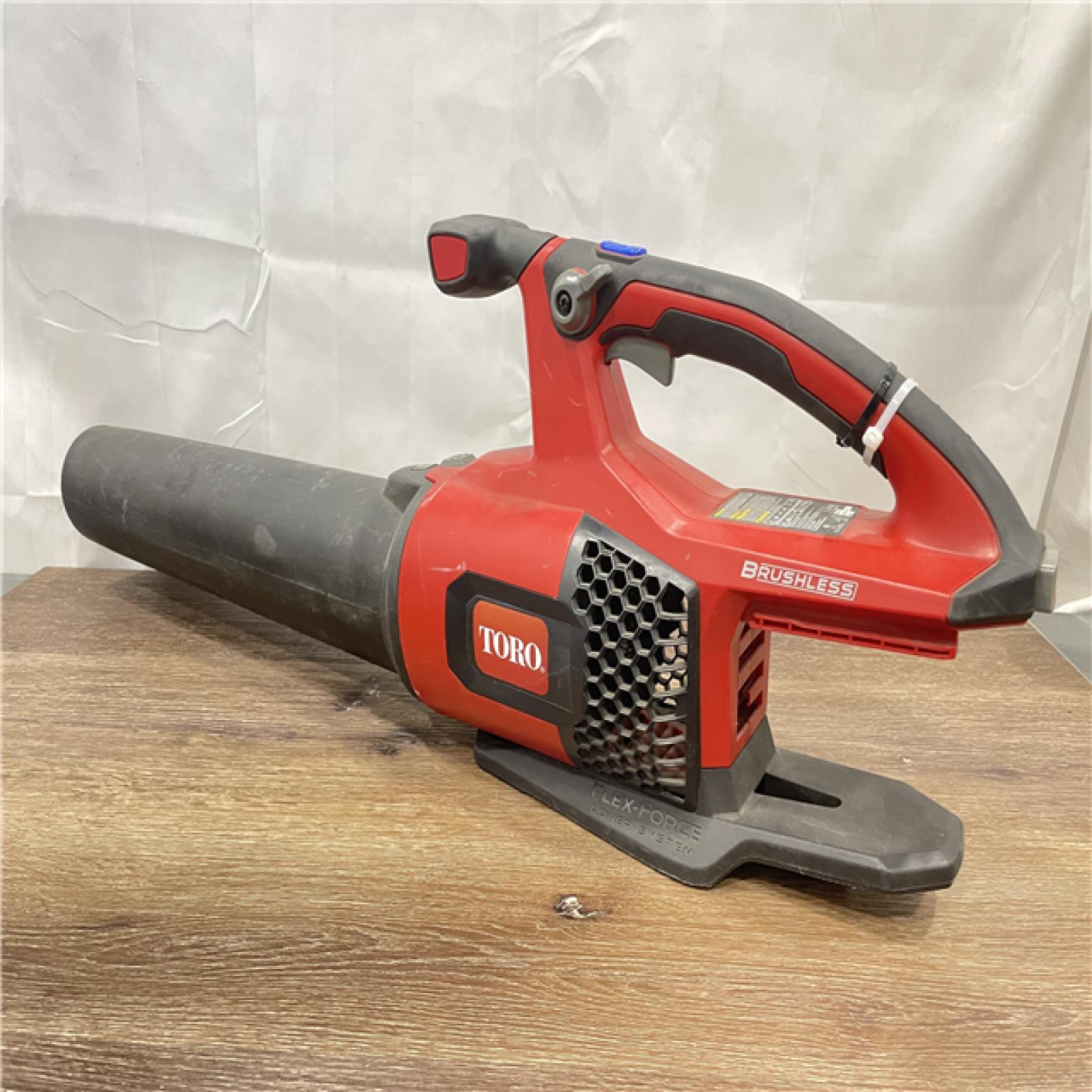 AS-IS  Toro 120 MPH 605 CFM 60-Volt Max Lithium-Ion Brushless Cordless Leaf Blower