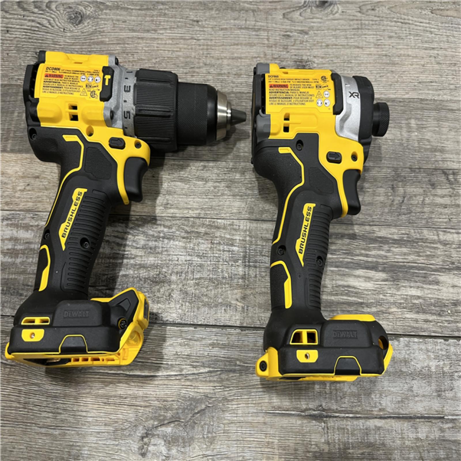AS-IS DEWALT 20V XR Lithium-Ion Cordless 2-Tool Combo Kit