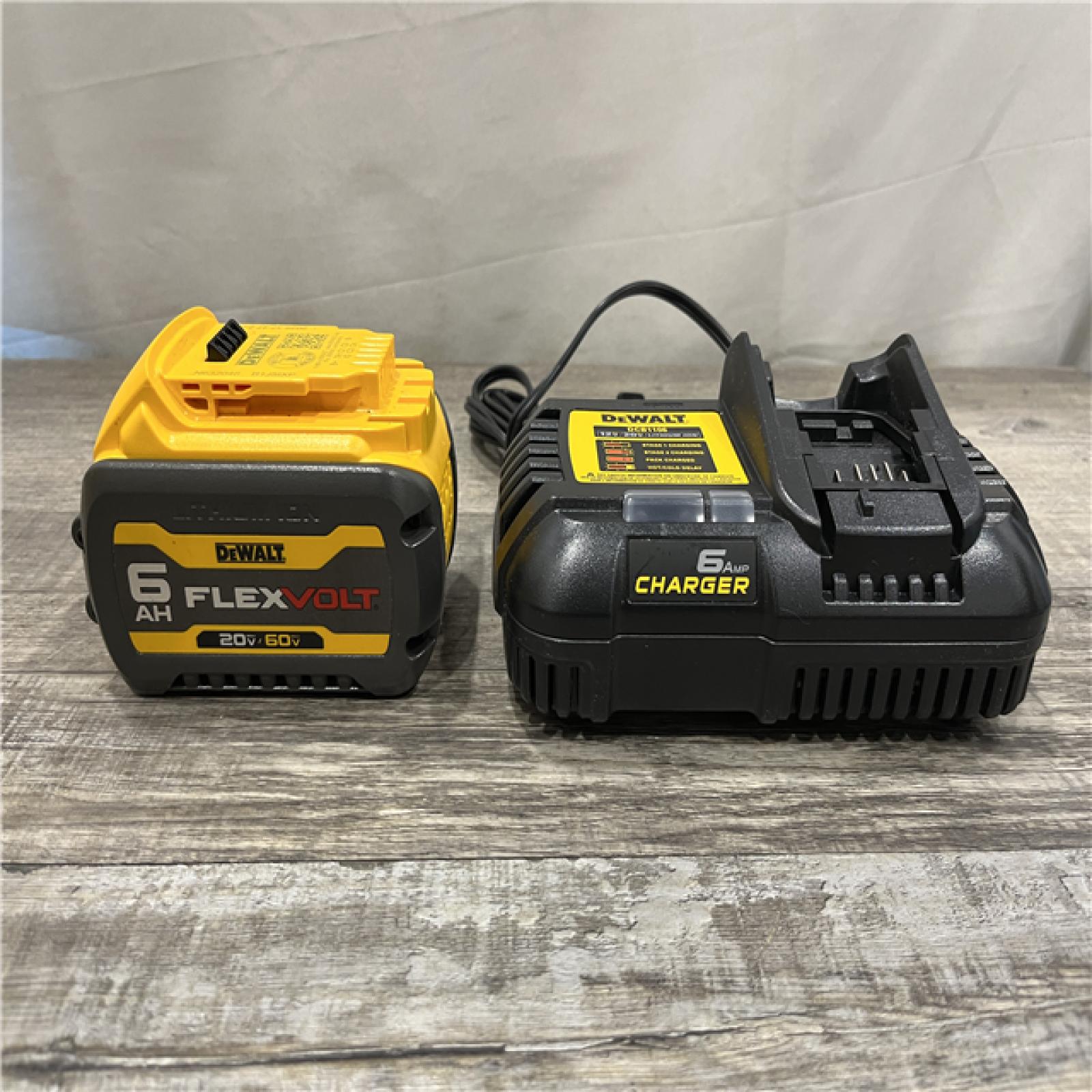 AS-IS DEWALT FLEXVOLT 20V/60V MAX Lithium-Ion 6.0Ah Battery Pack Kit