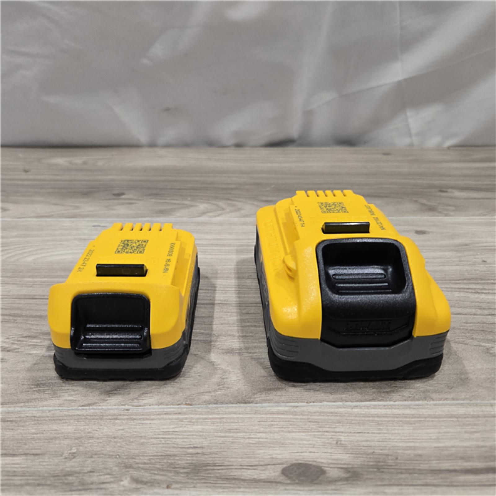 AS-IS Dewalt 20V MAX POWERSTACK Lithium-Ion Batteries and Charger Starter Kit