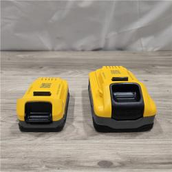 AS-IS Dewalt 20V MAX POWERSTACK Lithium-Ion Batteries and Charger Starter Kit