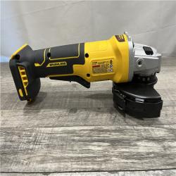 AS-IS DEWALT 20V MAX Cordless Brushless 4-1/2 in. Angle Grinder with Paddle Switch (Tool Only)