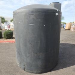 Phoenix AS-IS Tennco Techologies  Inc 1700 Gal. Black Vertical Water Storage Tank