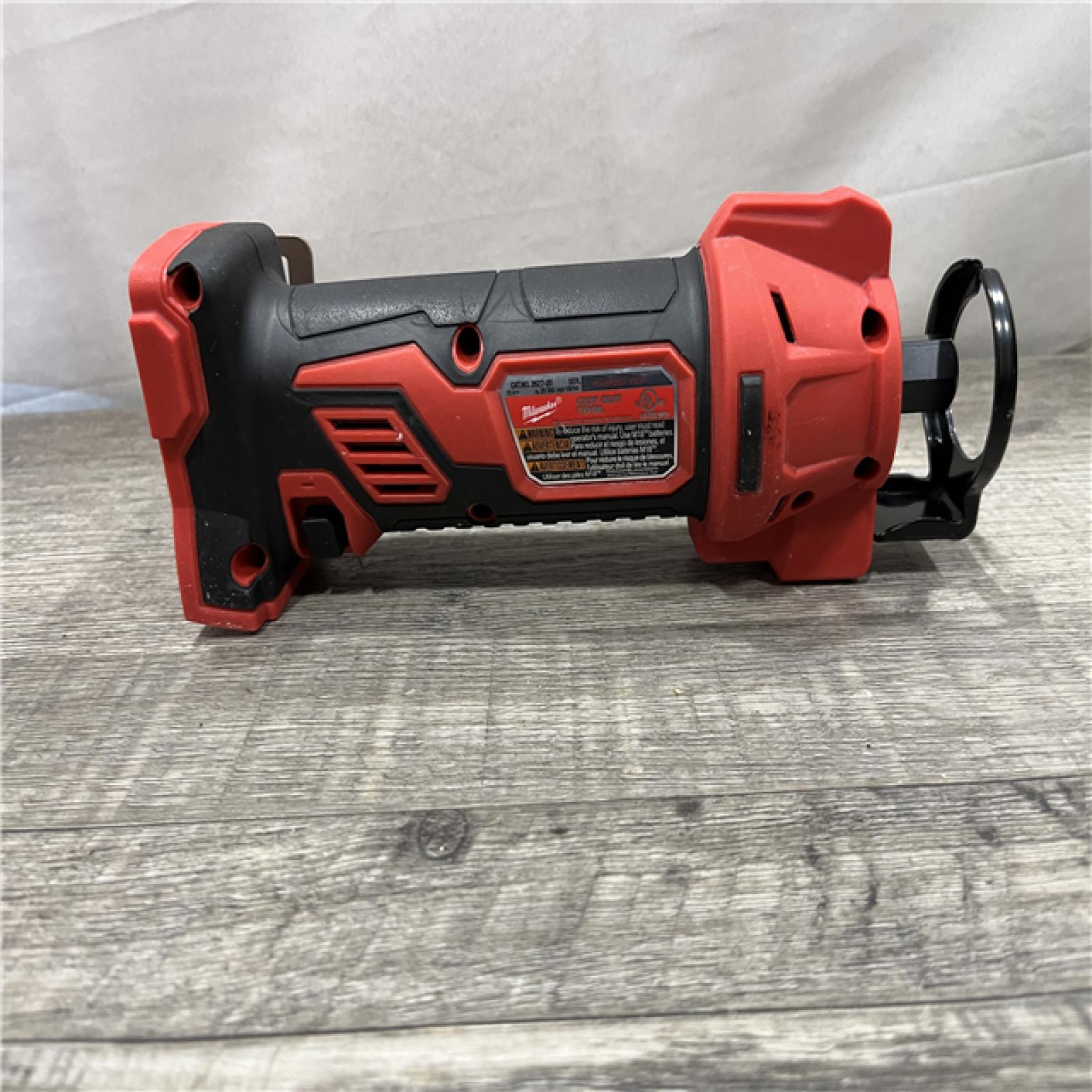 AS-IS Milwaukee 18V Lithium-Ion Cordless Drywall Cut Out Rotary Tool (Tool-Only)