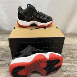 NEW Nike Men Air Jordan 11 Retro Low Black/Varsity Red-White Sneakers 9.5 Black/Varsity Red-White
