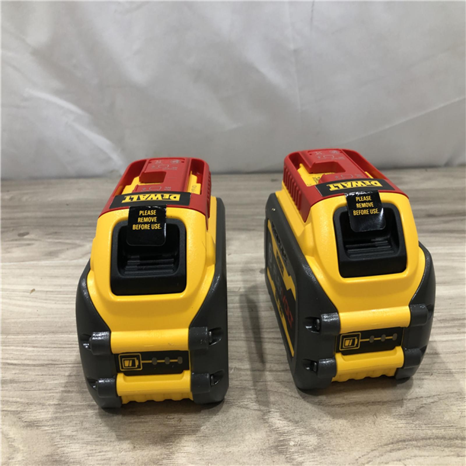 AS-IS DEWALT FLEXVOLT 20-Volt/60-Volt MAX Lithium-Ion 6.0Ah Battery Pack (2-Pack)
