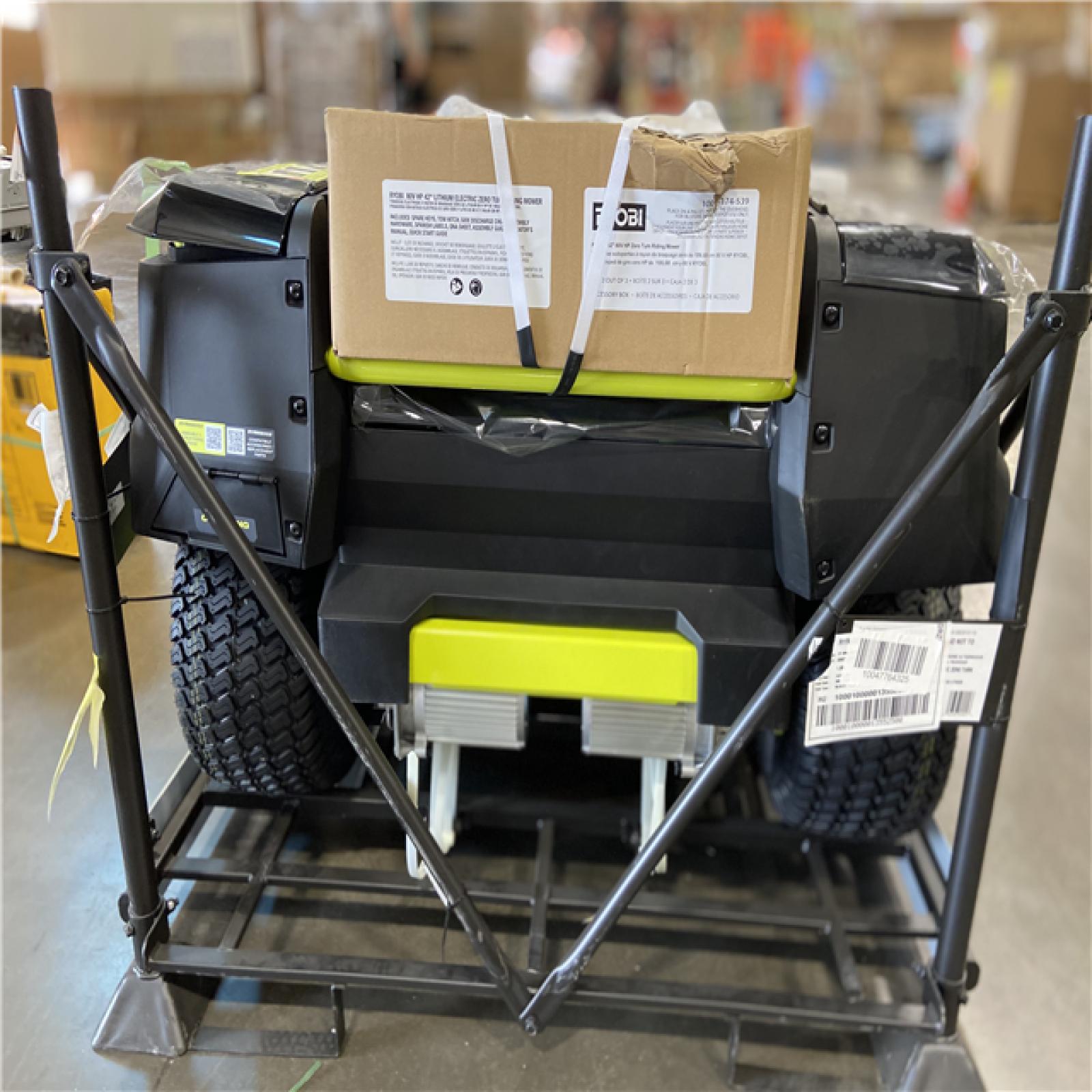 DALLAS LOCATION - RYOBI 80V HP Brushless 42 in. Battery Electric Cordless Zero Turn Riding Mower (2) 80V Batteries (2) 40V Batteries and Charger