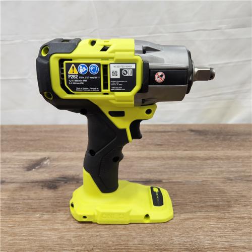 AS-IS RYOBI ONE+ HP 18V Brushless Cordless 4-Mode 1/2 in. Impact Wrench (Tool Only)