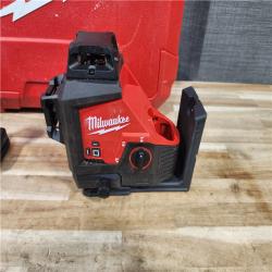 HOUSTON LOCATION - AS-IS Milwaukee 12-Volt Lithium-Ion Cordless Green 250 ft. 3-Plane Laser Level Kit