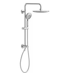 DALLAS LOCATION - NEW! American Standard Spectra Versa 4-Spray Round 24 in. Wall Bar Shower Kit with Hand Shower 1.8 GPM in Polished Chrome (Lot of 2)