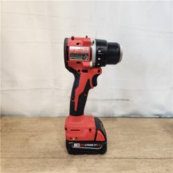 AS-IS- Milwaukee 18V Lithium-Ion Brushless Cordless 1/2 in. Compact Drill/Driver Kit