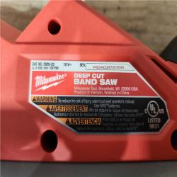 HOUSTON LOCATION - AS - IS Milwaukee FUEL 18V Lithium-Ion Brushless Cordless Deep Cut Band Saw (Tool-Only)