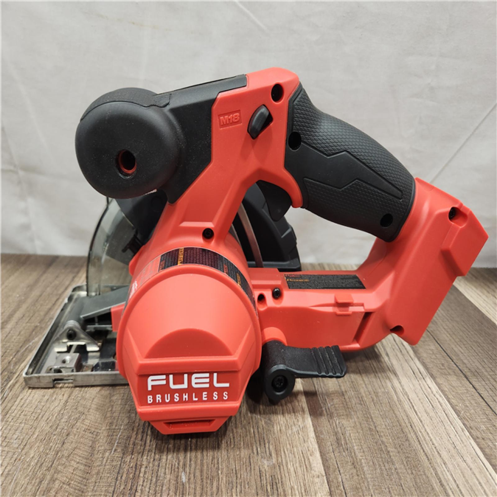 AS-IS- Milwaukee M18 FUEL 18V Brushless Lithium-Ion 5-3/8 Cordless Metal Saw (TOOL ONLY)