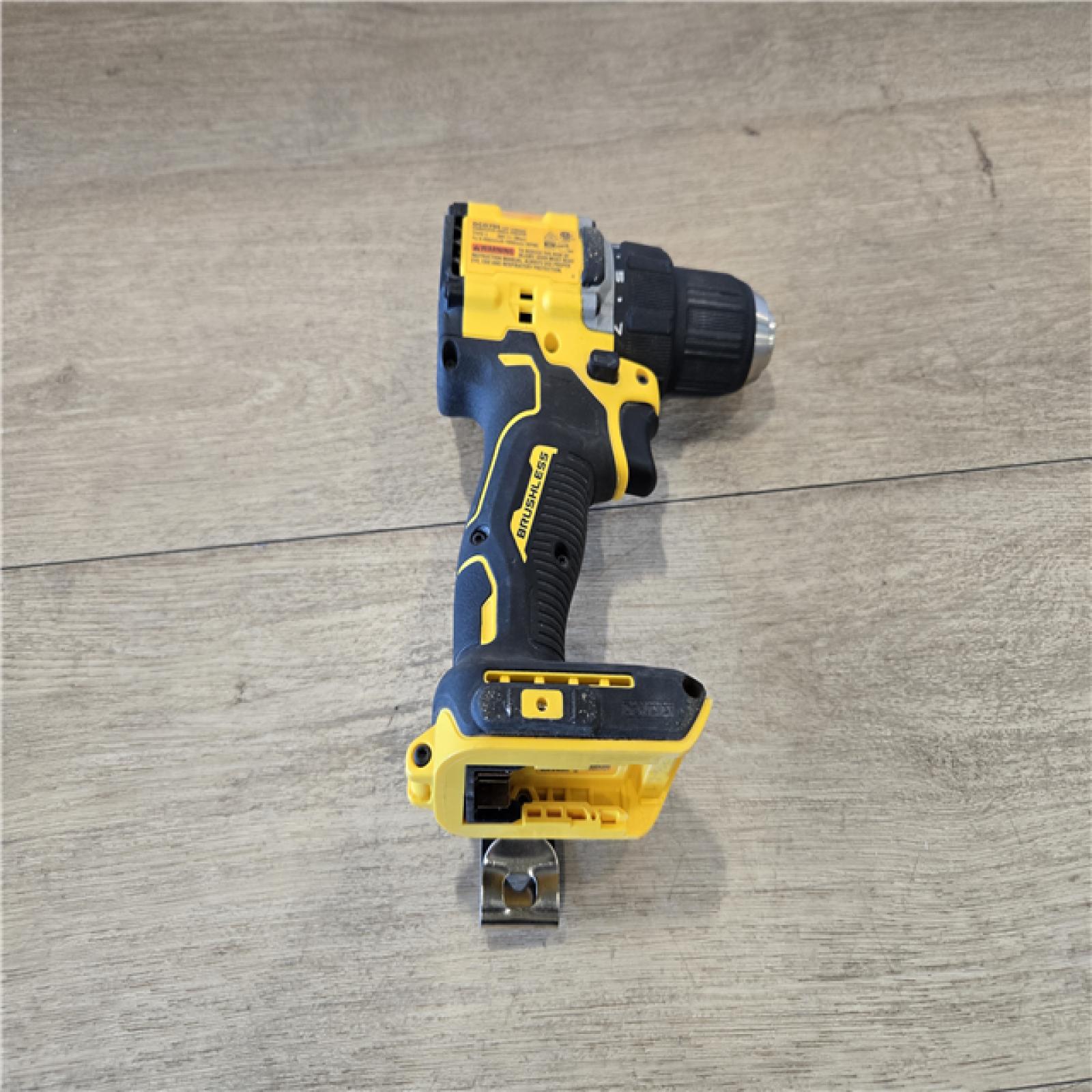 AS-IS DEWALT ATOMIC 20V MAX Cordless 1/2 in. Drill Driver (Tool-Only)