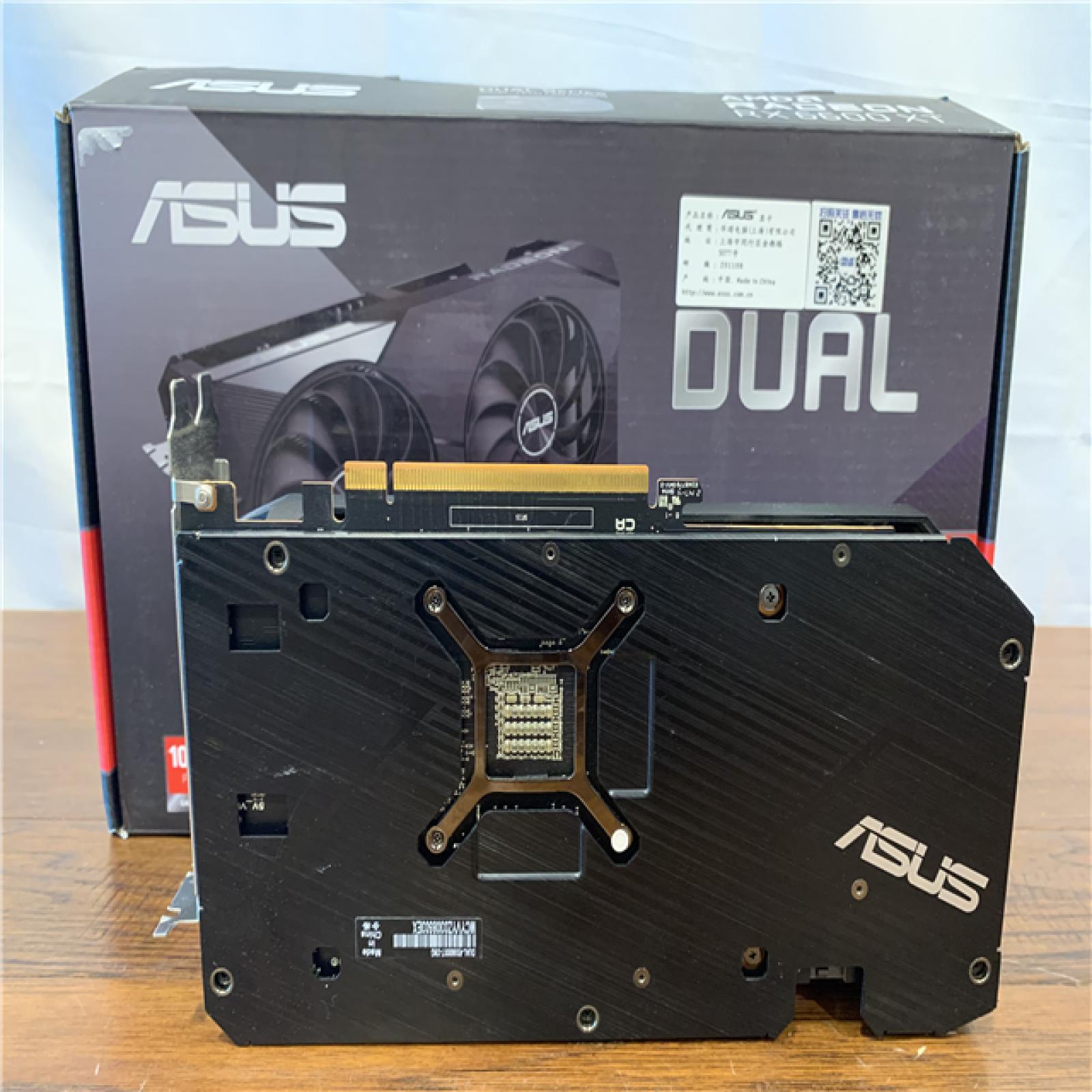 AS-IS ASUS DUAL RADEON RX6600 XT Videocard OC Edition 8GB GDDR6 DUAL-RX6600XT-O8G
