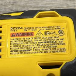 AS-IS DEWALT ATOMIC 20V MAX Cordless Brushless Oscillating Multi Tool Kit
