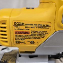 AS-IS DeWalt 20V MAX XR Cordless Jigsaw (Tool Only)