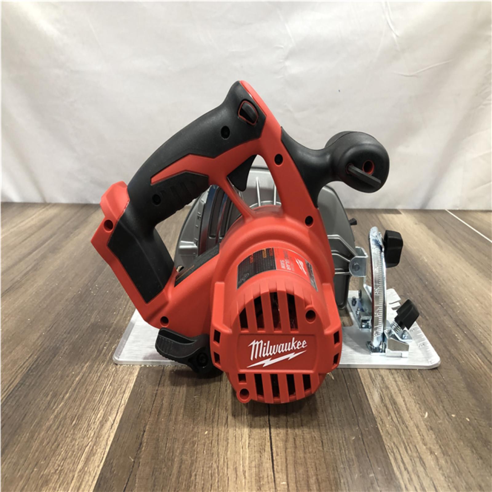 AS-IS Milwaukee 18V Lithium-Ion Cordless 6-1/2 in. Circular Saw (Tool-Only)