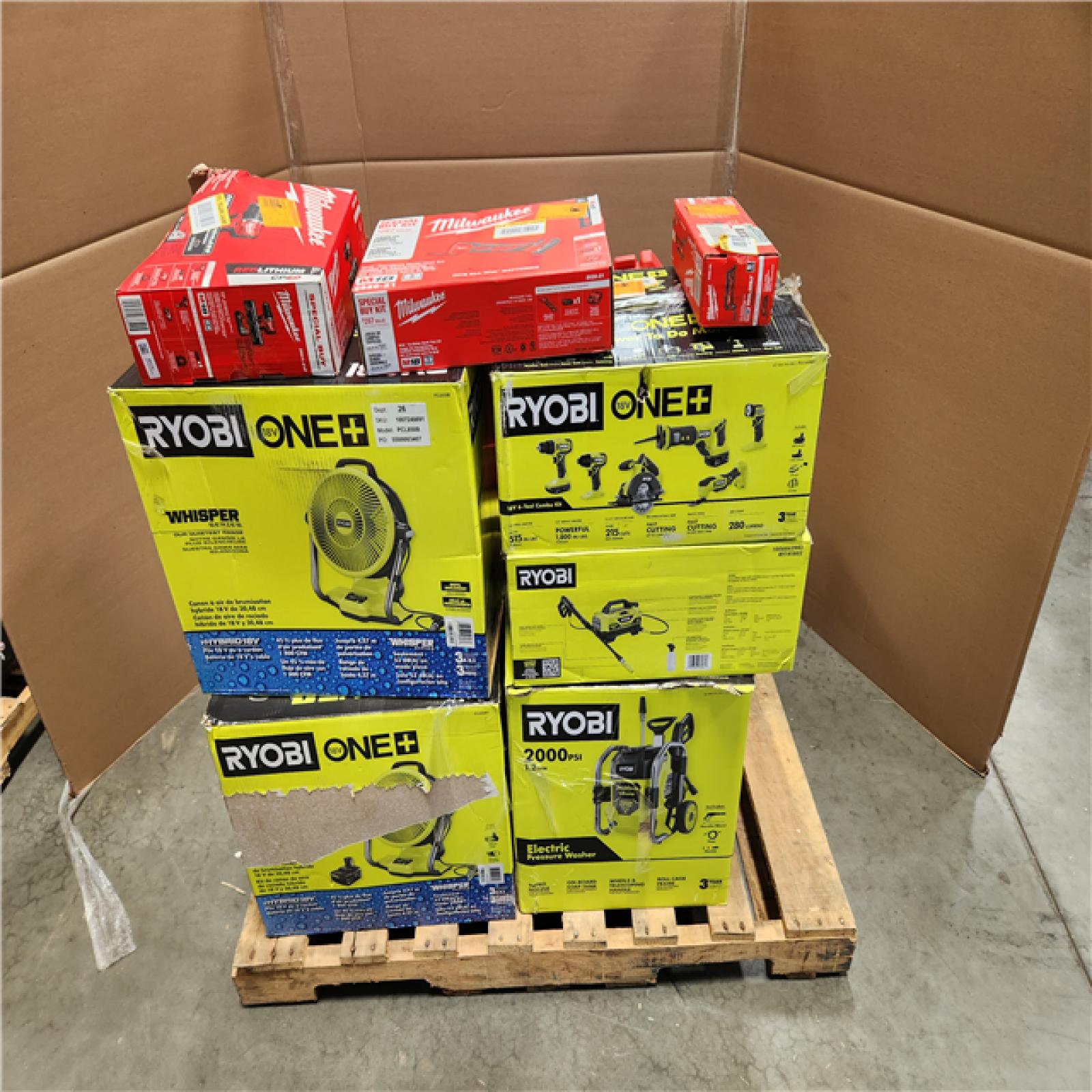 CALIFORNIA  AS-IS TOOL PALLET