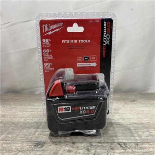 NEW - Milwaukee 18-Volt 5.0 Ah Lithium-Ion XC Extended Capacity Battery Pack
