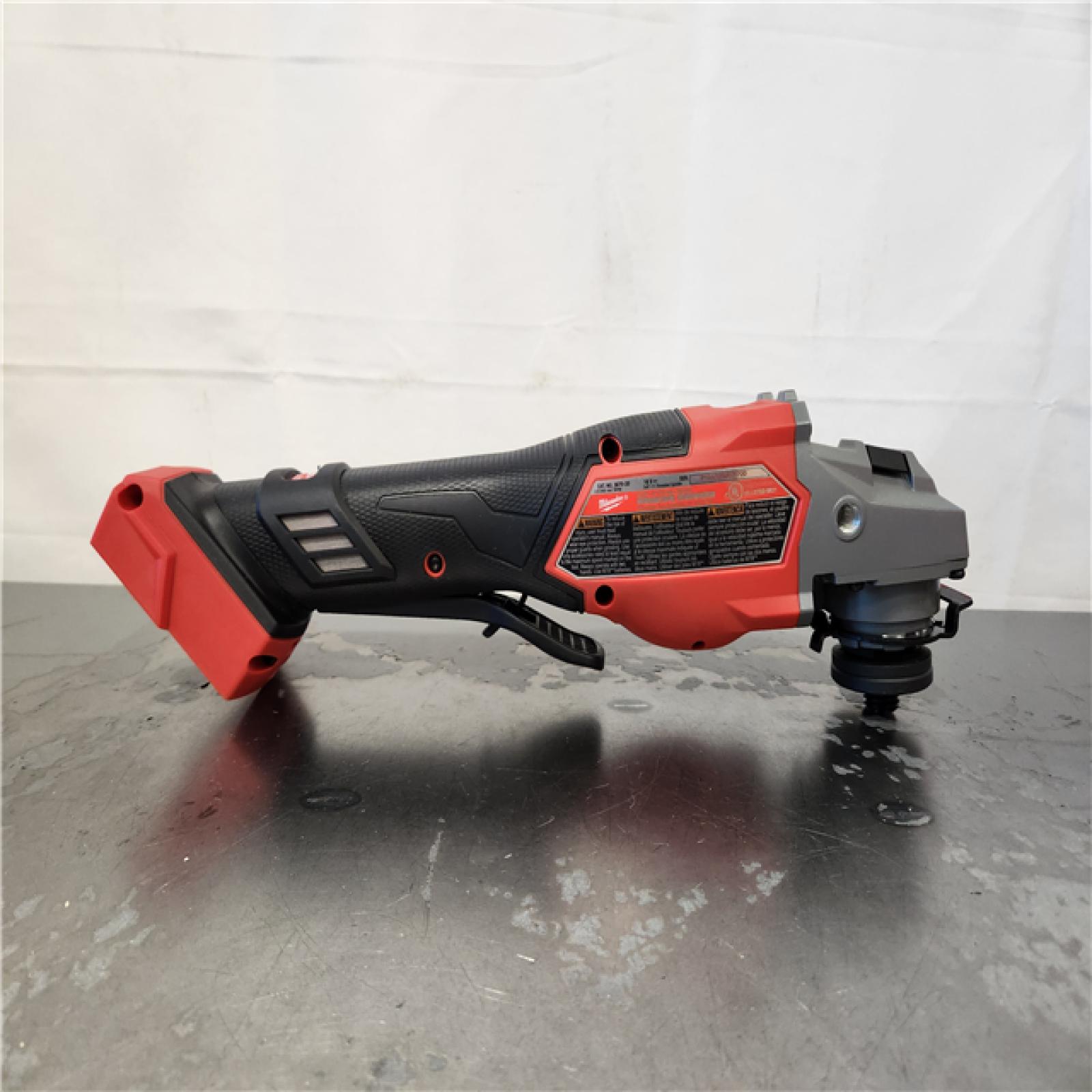 AS-IS- Milwaukee FUEL 18-Volt Lithium-Ion Brushless Cordless 4-1/2 in./6 in. Braking Grinder with Paddle Switch (Tool-Only)