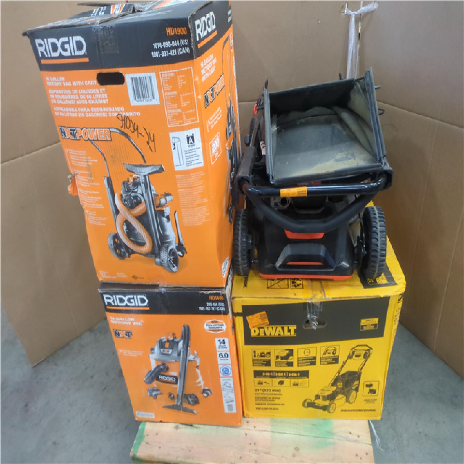 CALIFORNIA AS-IS OUTDOOR POWER EQUIPMENT
