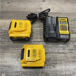 AS-IS DEWALT 20V MAX Lithium-Ion Battery Kit with 5.0Ah and 2.0Ah Battery and Charger