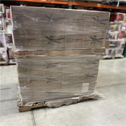 DALLAS LOCATION - Hampton Bay Carrolton II 52 in. LED Indoor Brushed Nickel Ceiling Fan with Light Kit PALLET-(30 UNITS)