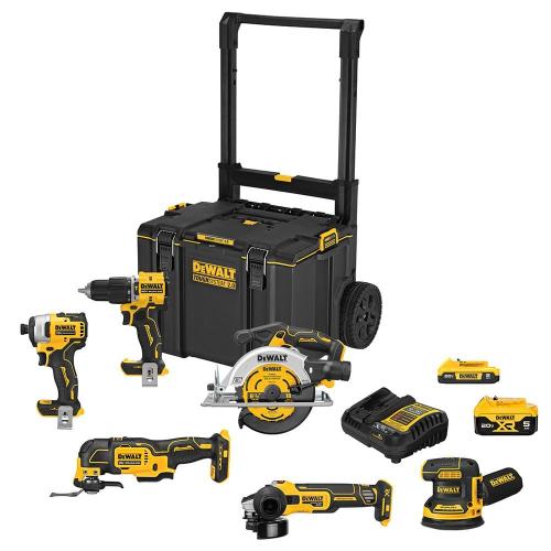 NEW! DEWALT 20-Volt MAX ToughSystem Lithium-Ion 6-Tool Cordless Combo Kit