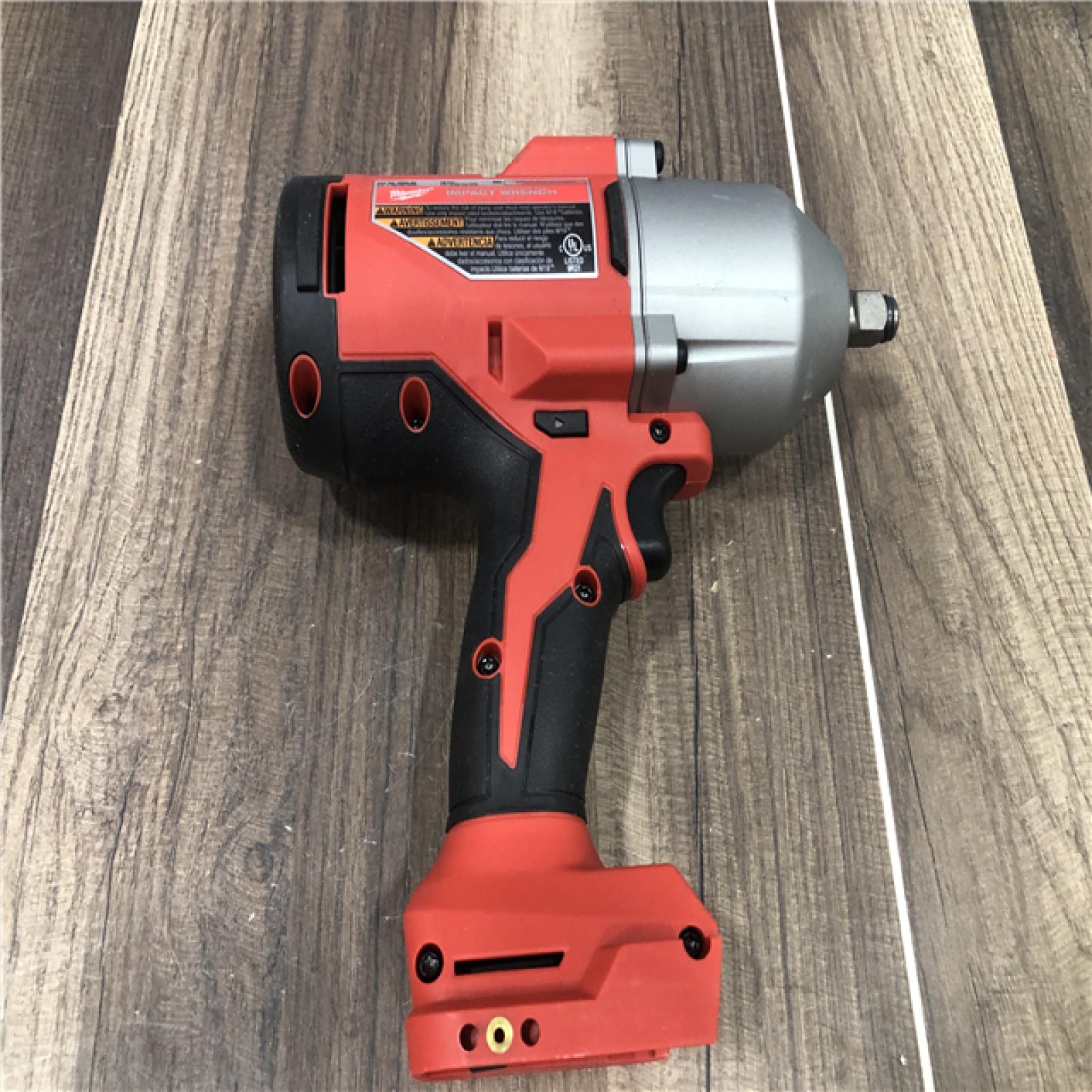 AS-IS Milwaukee 18-Volt Lithium-Ion Brushless 1/2 in. High Torque Impact Wrench with Friction Ring (Tool-Only)
