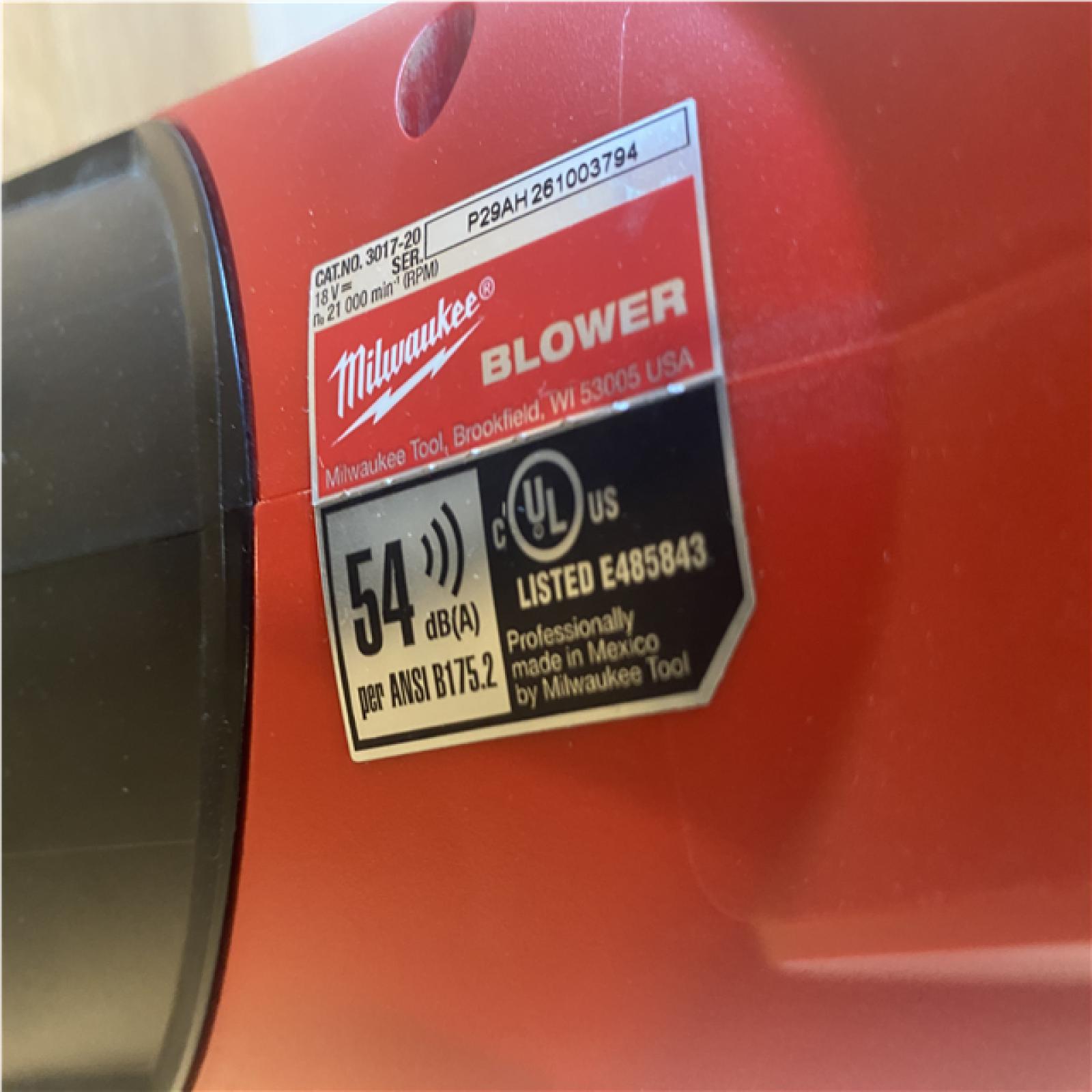 AS-IS - Milwaukee FUEL 120 MPH 500 CFM 18V Lithium-Ion Brushless Cordless Handheld Blower (Tool-Only)