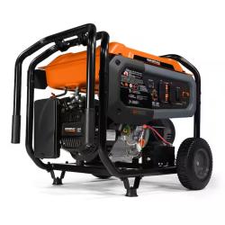 DALLAS LOCATION - Generac 10000 / 8000-Watt Electric Start Gasoline Powered Portable Generator w/ COSense and 3 ft. Adapter Cord Included-GP8000E