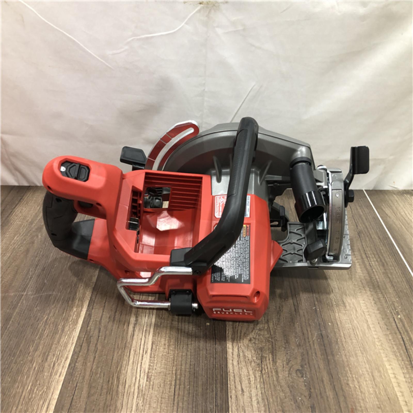 AS-IS Milwaukee  FUEL 18V Lithium-Ion Cordless 7-1/4 in. Rear Handle Circular Saw (Tool-Only)
