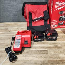 HOUSTON LOCATION - AS-IS Milwaukee 18-Volt Lithium-Ion Brushless Cordless Compact Hammer Drill/Impact Combo Kit