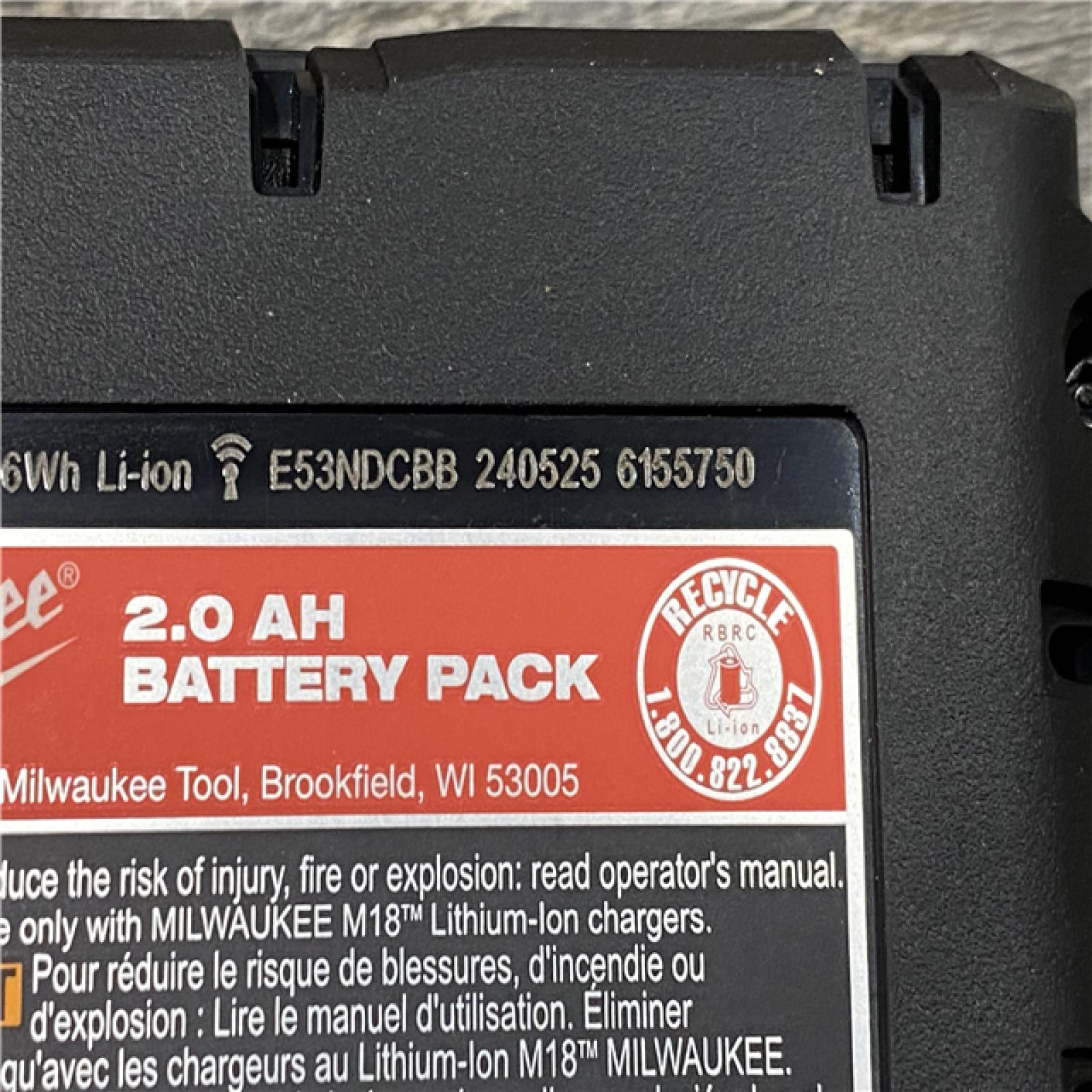 AS-IS Milwaukee 18V Lithium-Ion Brushless Cordless Compact Drill/Impact Combo Kit