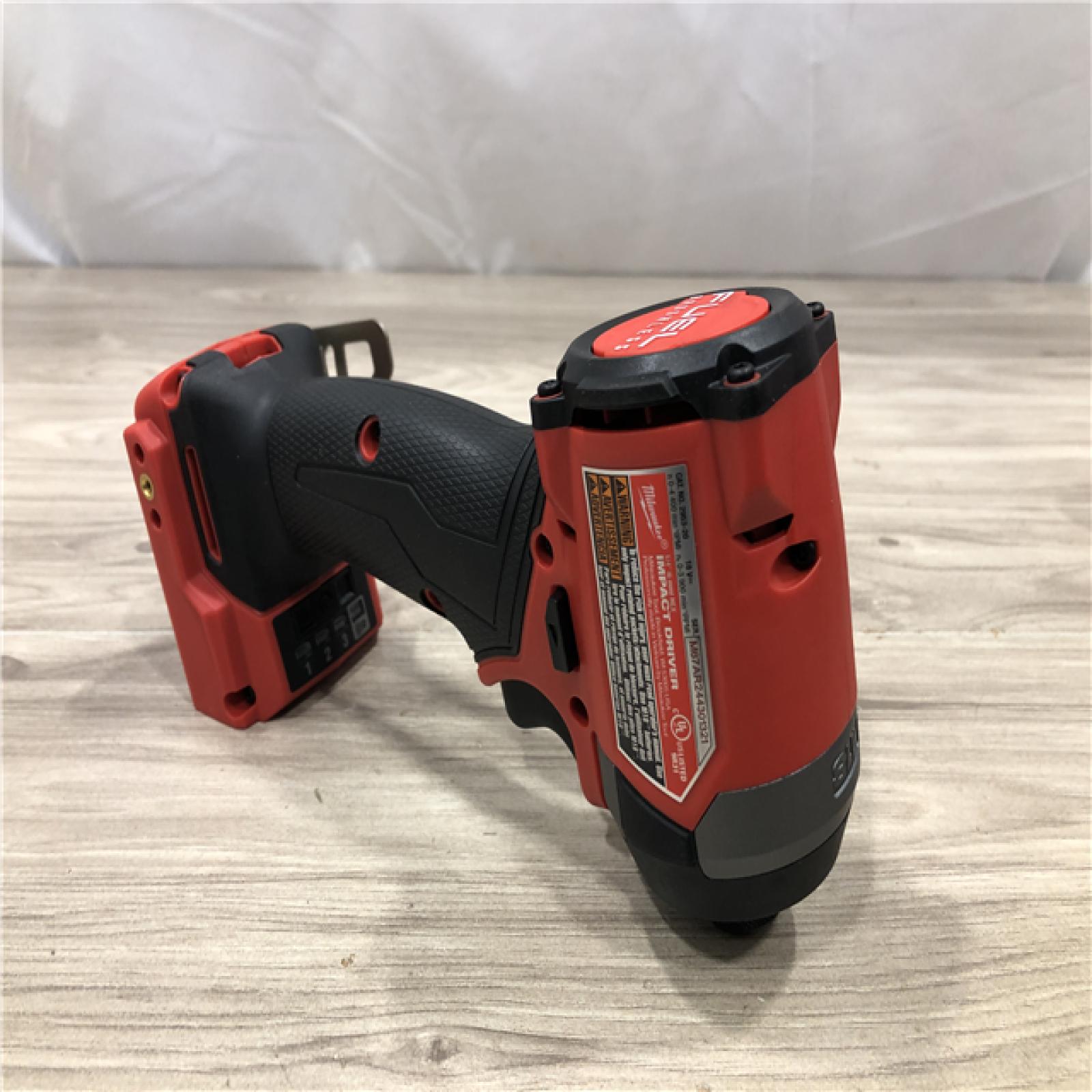 AS-IS Milwaukee FUEL 18V Lithium-Ion Cordless Hammer Drill and Impact Driver Combo Kit