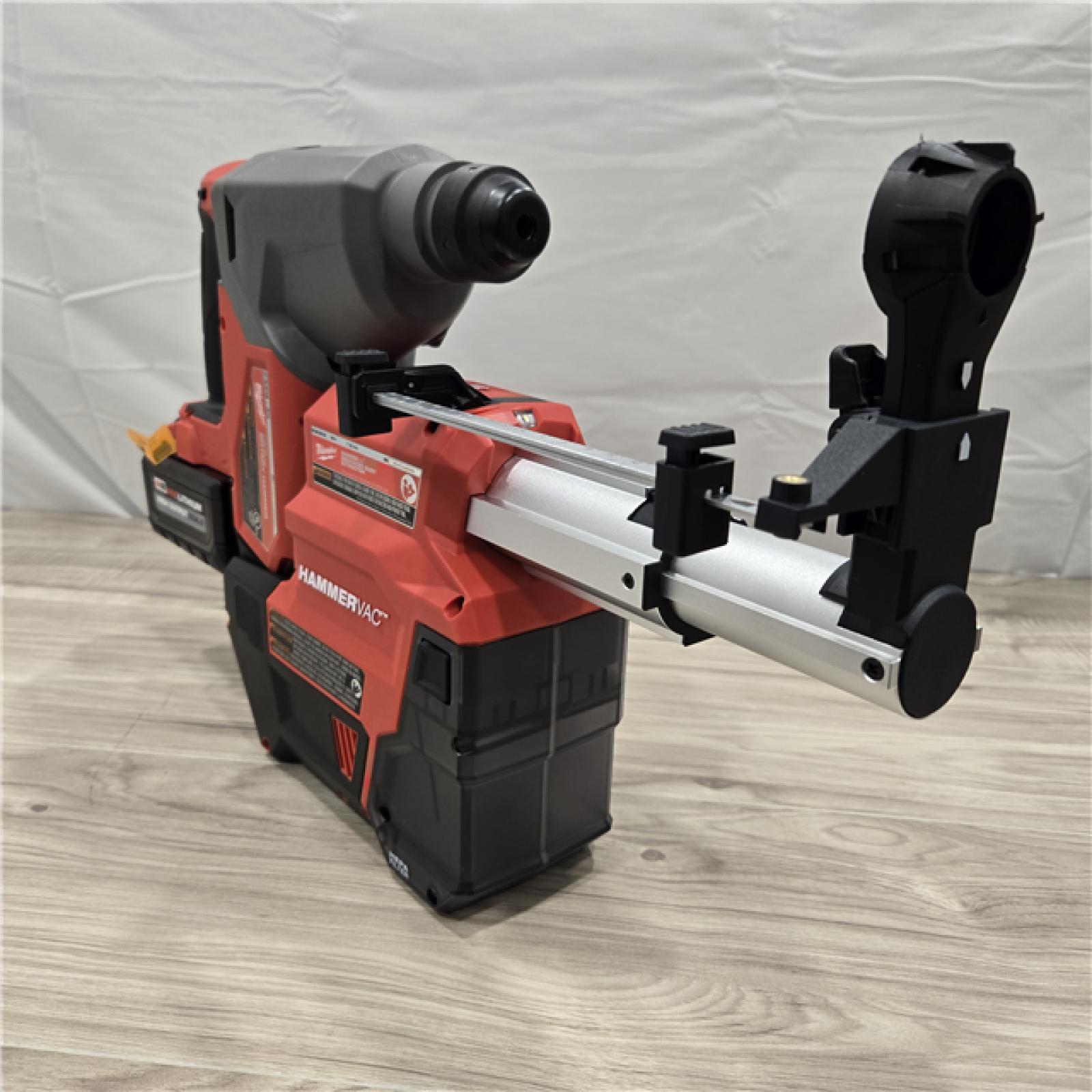 NEW! - Milwaukee 18V M18 FUEL Lithium-Ion Brushless Cordless SDS-Plus Rotary Hammer Kit with Dust Extractor 6.0 Ah