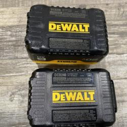 AS-IS DEWALT 20V MAX Lithium-Ion 6.0Ah and 4.0Ah Battery and Charger Starter Kit