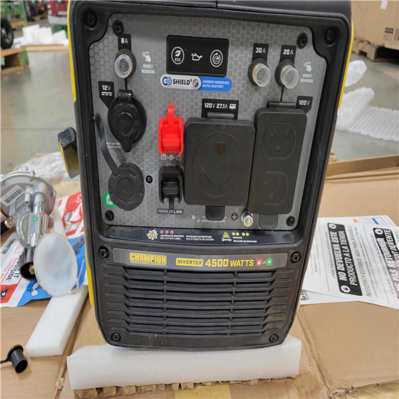 CALIFORNIA AS-IS CHAMPION PORTABLE GENERATOR 4500