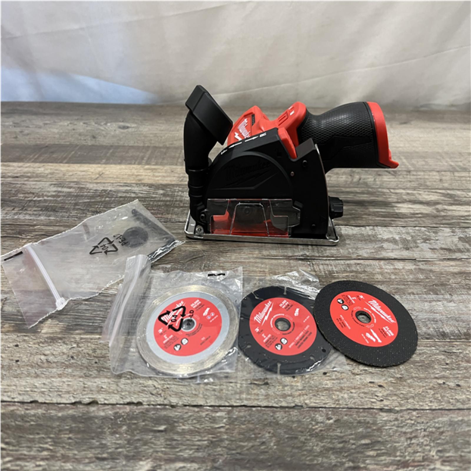 AS-IS Milwaukee FUEL 12V Lithium-Ion Brushless Cordless 3 in. Cut Off Saw (Tool-Only)