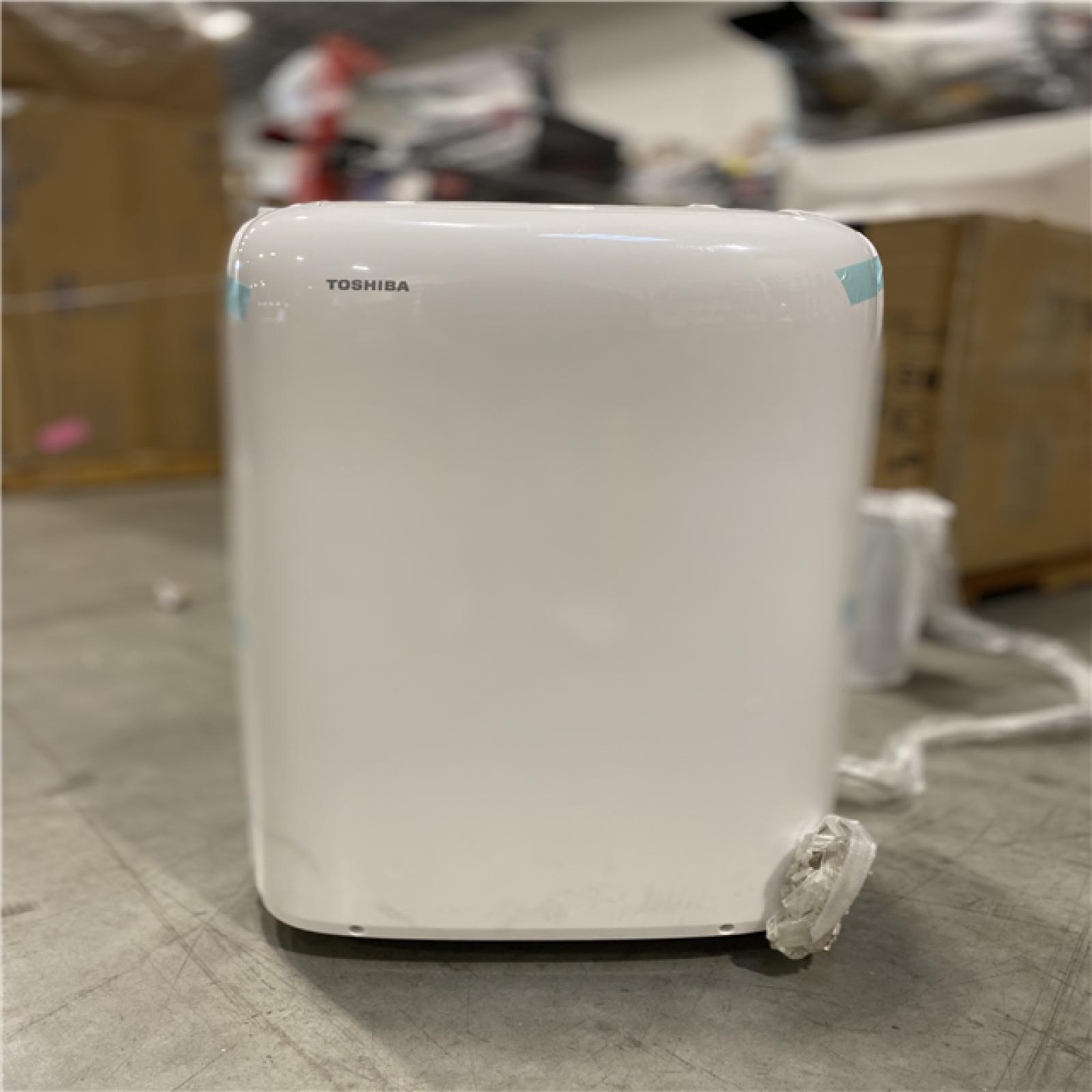 DALLAS LOCATION - Toshiba 8,000 BTU Portable Air Conditioner Cools 350 Sq. Ft. with Dehumidifier and Remote in White