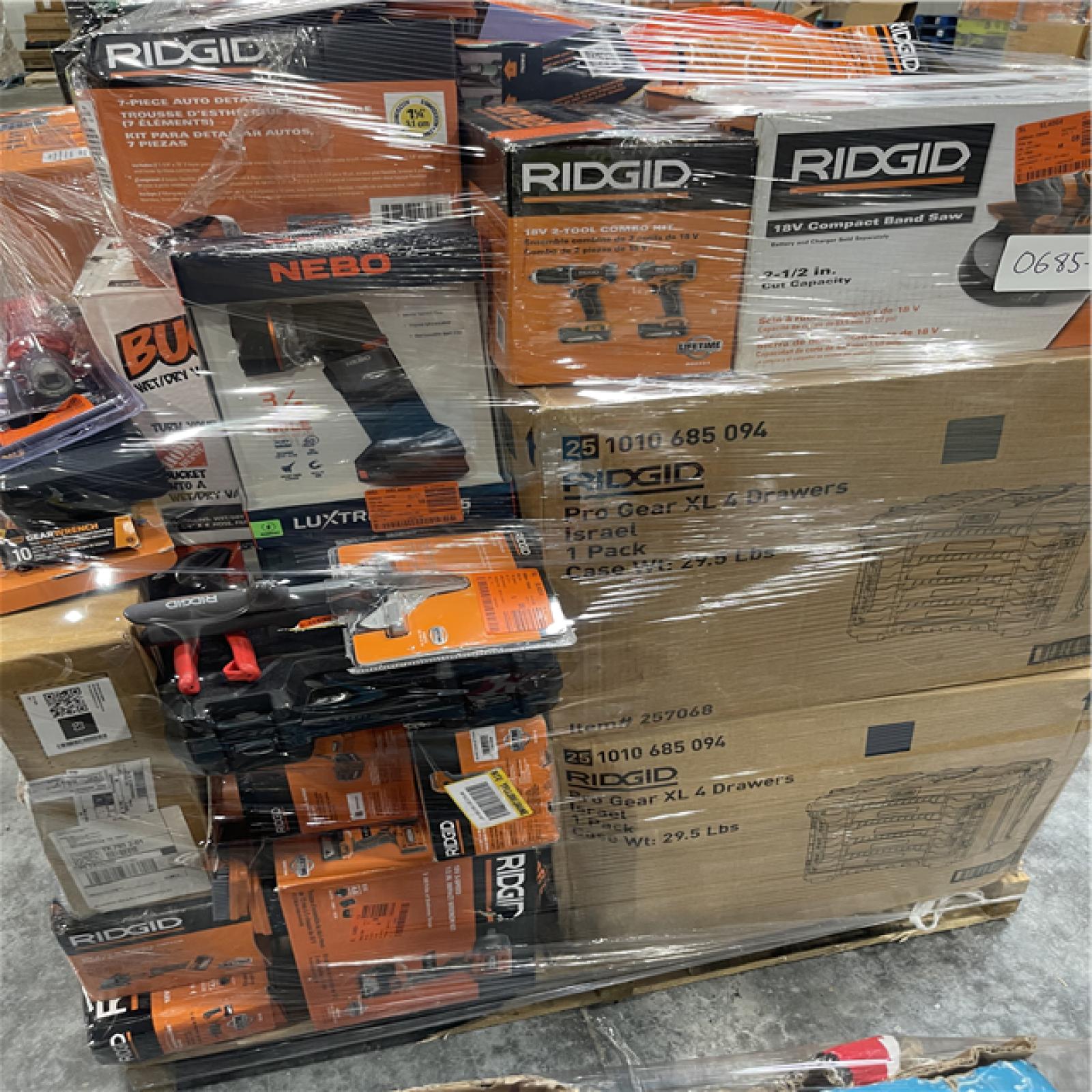 Atlanta Location AS IS Tools & More Full Truckload (26 Pallets) 0685