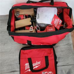 CALIFORNIA NEW MILWAUKEE M18 FUEL 7-TOOL COMBO KIT (2 BATTERIES  1 CHARGER  AND BAG INCLUDED)