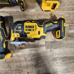 HOUSTON LOCATION - AS-IS DEWALT 20-Volt XR Lithium-Ion 6-Tool Cordless Combo Kit with (2) 5.0 Ah Battery Packs and Charger