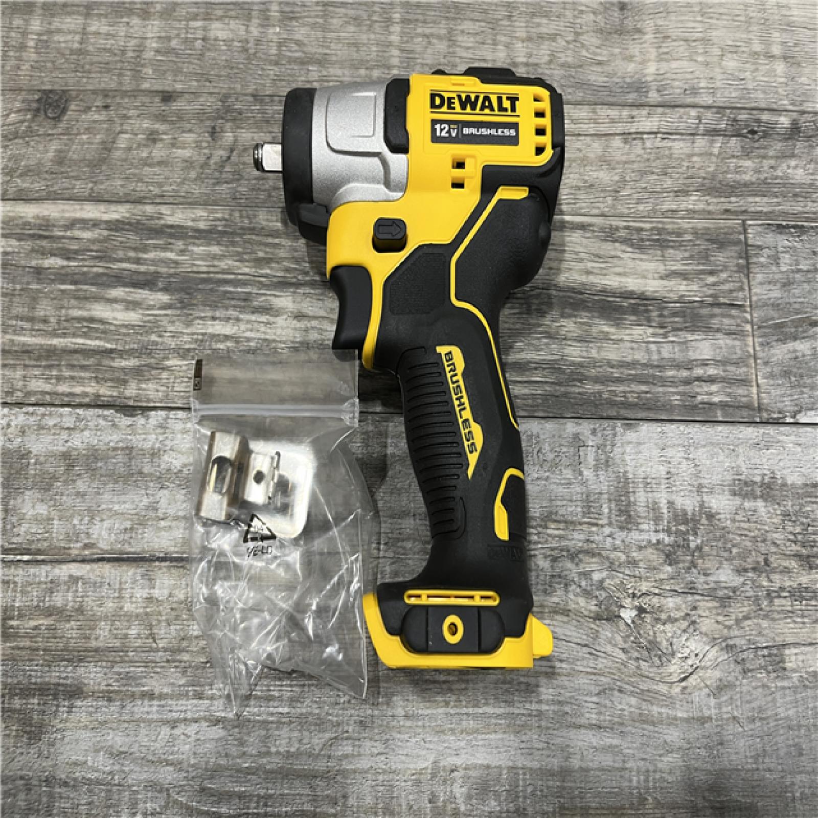 AS-IS DEWALT XTREME 12-volt Max Brushless 3/8-in square Drive Cordless Impact Wrench (Tool Only)