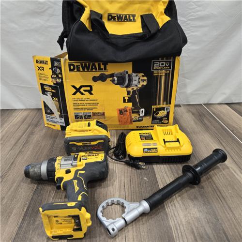 GOOD DEWALT 20V XR Lithium-Ion Cordless Hammer Drill Kit with 8.0 Ah Battery, Charger and Kit Bag